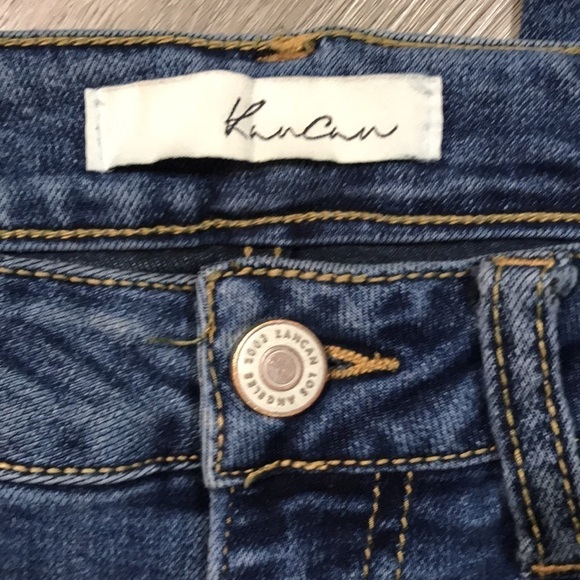 KanCan Medium Wash Low Rise Skinny Jeans size 1/24 - Picture 7 of 10